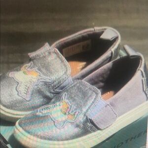 TOMS Luca Orchid Kids Purple Unicorn Slip-On Shoes